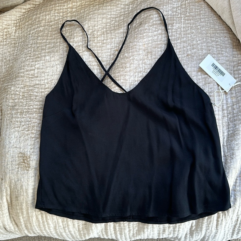Reformation Amanda Top Black, S NWT
